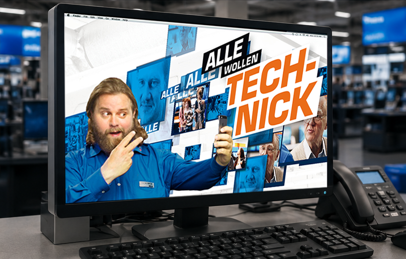 Tech-Nick on in-store screens