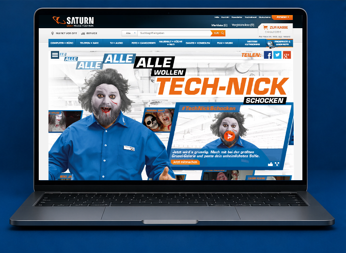 Seasonal Tech-Nick activation on saturn.de